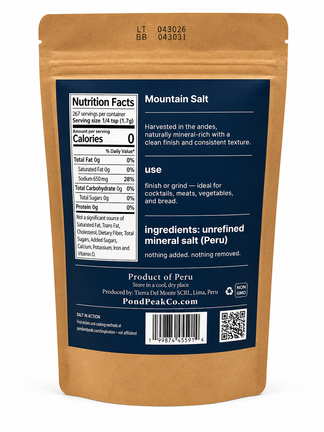 Wild Mountain Finishing Salt - 1 LB • Best Value